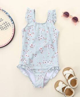 nylon spandex kids swimwear manufacturing
