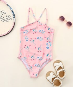 custom logo cross swimsuit OEM private label manufacturing