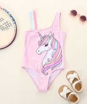 custom printed kids swimwear