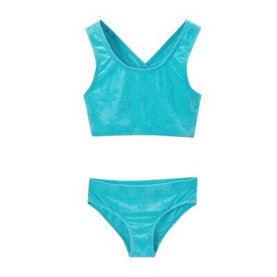 Custom Two-Piece Comfortable Girls Swimsuit – Private Label Kids Swimwear