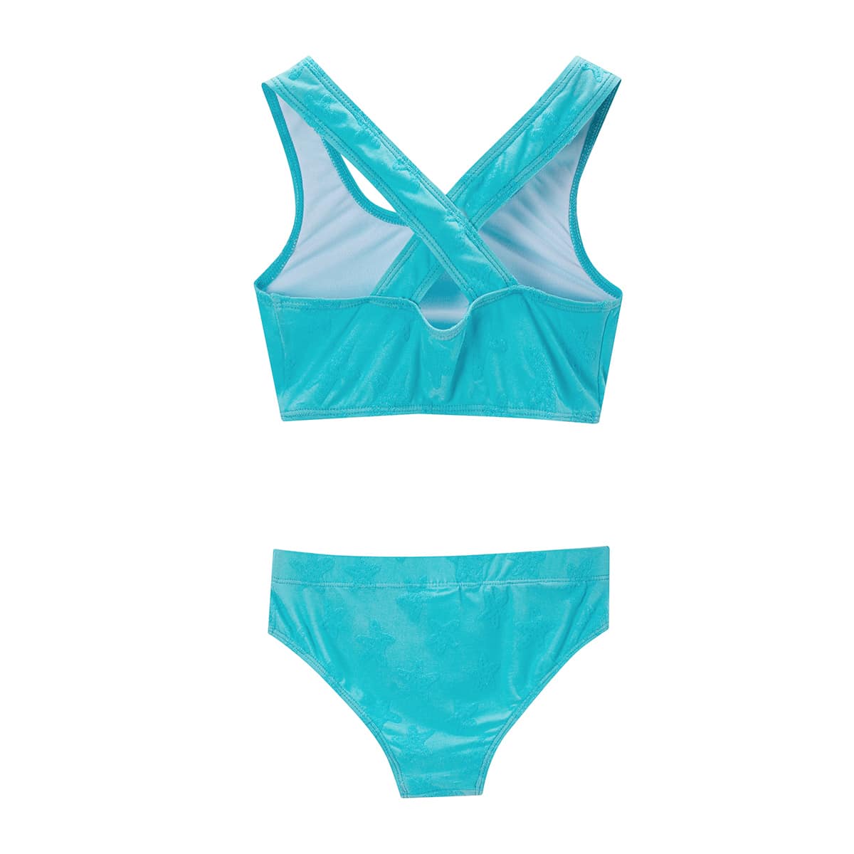 Custom Two-Piece Comfortable Girls Swimsuit – Private Label Kids Swimwear - Image 3
