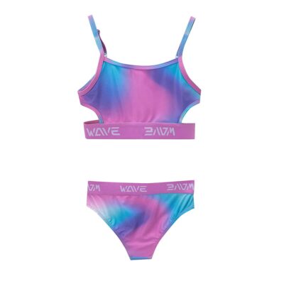 Custom Girls Quick-Drying Two-Piece Swimsuit – OEM Kids Swimwear