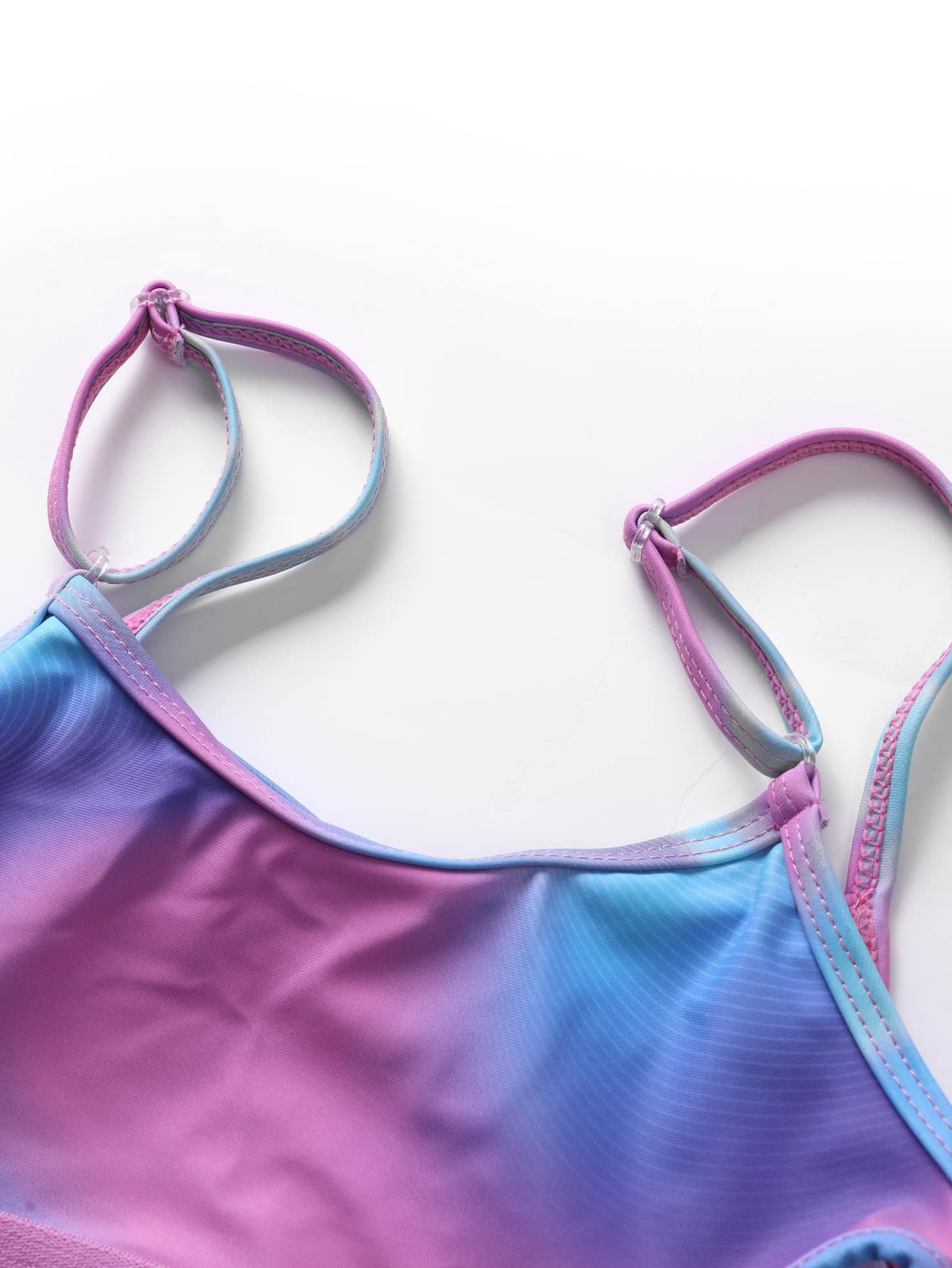Custom Girls Quick-Drying Two-Piece Swimsuit – OEM Kids Swimwear - Image 4