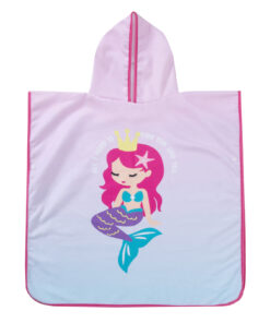 Kids Bath Beach Poncho Towel for Girls Ultra Soft Swimsuit