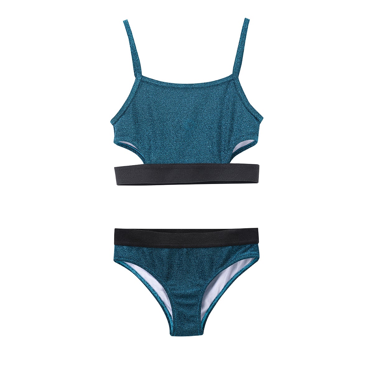 Custom Little Girls' Cute Two-Piece Swimsuit – Private Label Kids Swimwear - Image 2