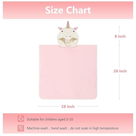 Toddler-Friendly Hooded Beach Poncho Offering Gentle Softness and Quick Drying - Image 5