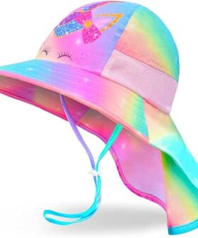 Kids Outdoor Bucket Hat With Breathable Mesh
