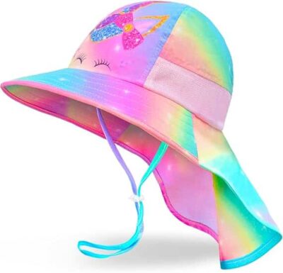 Kids Outdoor Bucket Hat With Breathable Mesh