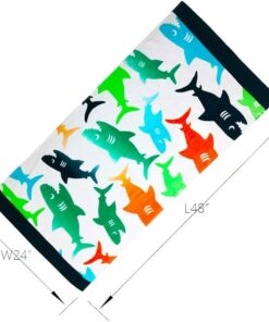 Ultra Absorbent Microfiber Towel for Boys Girls Enjoying Beach Trips and Swimming Fun