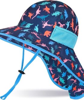 Kids Outdoor Bucket Hat With Breathable Mesh