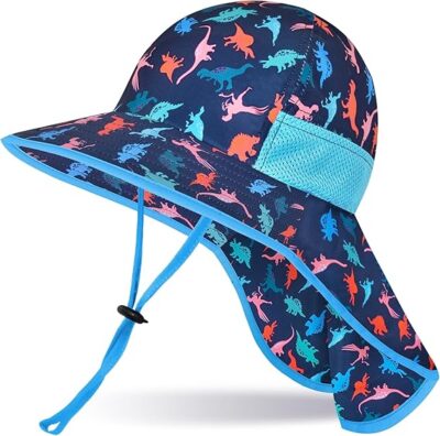 Kids Outdoor Bucket Hat With Breathable Mesh