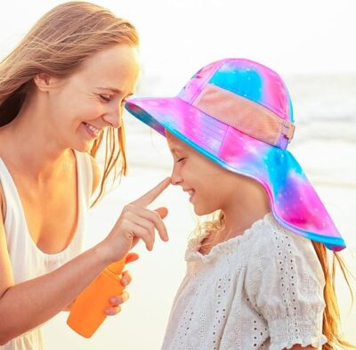 Kids Outdoor Bucket Hat With Breathable Mesh