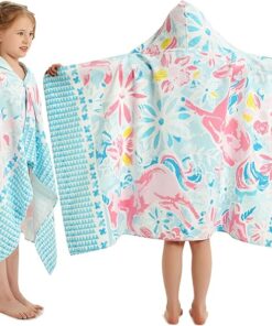 Fun Kids Beach Towel Designed for Easy Drying After Swimming and Outdoor Activities