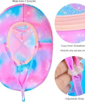 Kids Outdoor Bucket Hat With Breathable Mesh