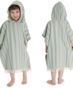 Stylish Hooded Beach Towel for Kids - Extra Soft and Fast Drying Poncho for Toddlers