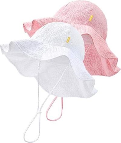 Baby Sun Hat Toddler Girl Beach Hat Adjustable