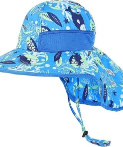 Adventure-Ready Kids Sun Hat With Wide Brim and Neck Flap for Ultimate Sun Safety