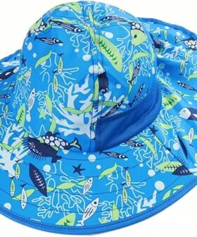 Kids Sun Hat With Wide Brim
