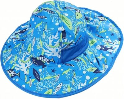 Kids Sun Hat With Wide Brim