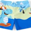 Quick Dry Boys Swim Shorts for Summer Swimming Kids