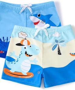 Quick Dry Boys Swim Shorts for Summer Swimming Kids