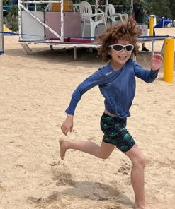 Kids Swim Shorts for Boys Featuring Built In Compression Liner
