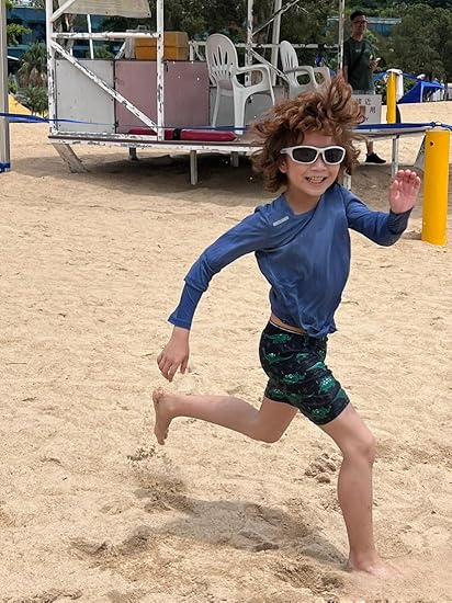 Kids Swim Shorts for Boys Featuring Built In Compression Liner