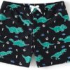 Kids Swim Shorts for Boys Featuring Built In Compression Liner