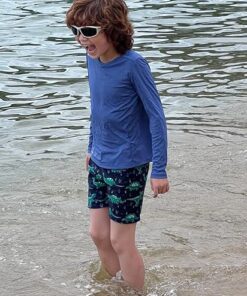 Kids Swim Shorts for Boys Featuring Built In Compression Liner