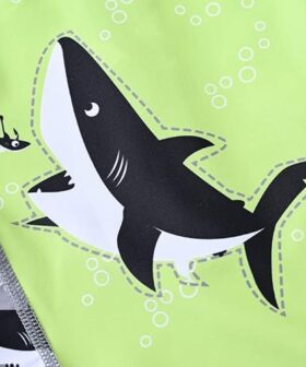 Baby Boys One Piece Swimsuit Featuring UPF 50+ and Cartoons