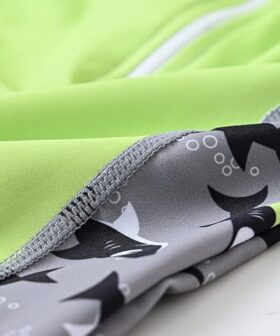 Baby Boys One Piece Swimsuit Featuring UPF 50+ and Cartoons