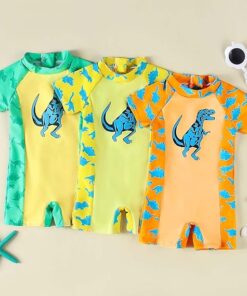 Baby Boys One Piece Swimsuit with UPF 50+ Sun Protection