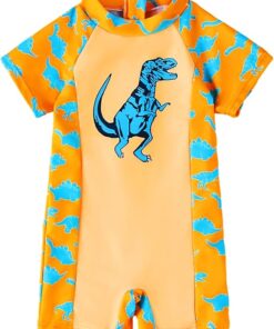 Baby Boys One Piece Swimsuit with UPF 50+ Sun Protection