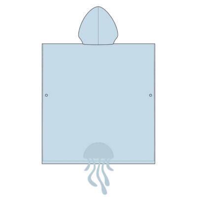 hooded poncho resort wear supplier