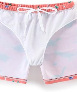 Boys Bathing Suit Swim Shorts with Built In Compression Liner