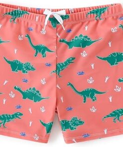 Boys Bathing Suit Swim Shorts with Built In Compression Liner