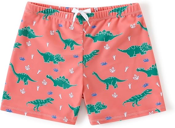 Boys Bathing Suit Swim Shorts with Built In Compression Liner