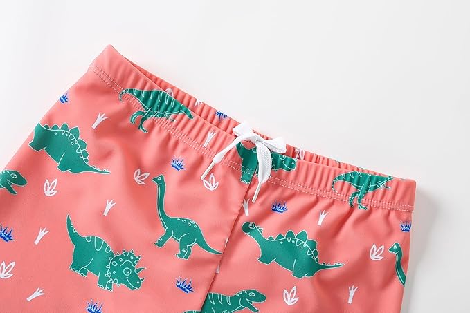 Boys Bathing Suit Swim Shorts with Built In Compression Liner