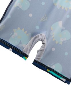 Boys Long Sleeve One Piece Rash Guard Swimsuit for Swimming