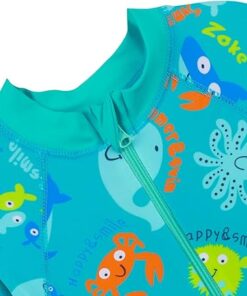 Boys Long Sleeve Rash Guard Swimwear One Piece Beach Pool