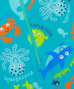 Boys Long Sleeve Rash Guard Swimwear One Piece Beach Pool