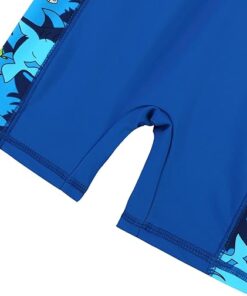 Boys One Piece Swimsuit Rash Guard Long Sleeve UV Sun