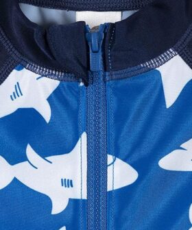 Boys One Piece Swimsuit Rash Guard Long Sleeve Sun Protection