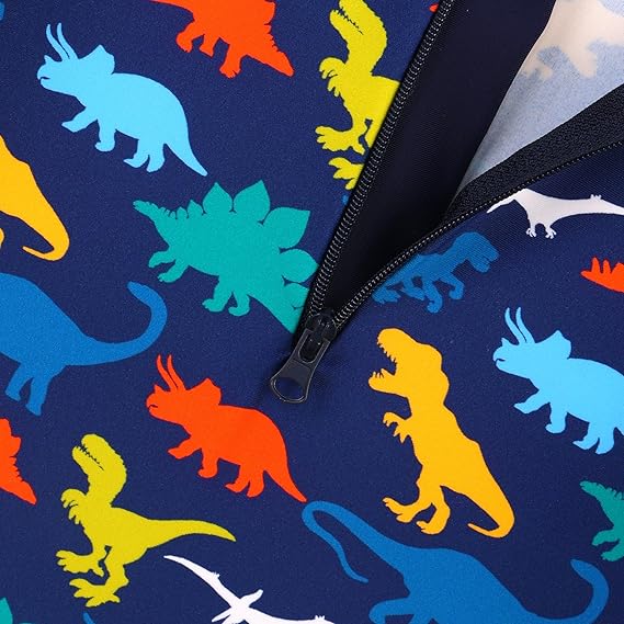 Boys Rash Guard One Piece Swimsuit Long Sleeve Sunblock