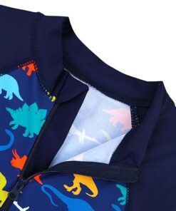 Boys Rash Guard One Piece Swimsuit Long Sleeve Sunblock