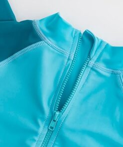 Boys Rash Guard One Piece Swimsuit Short Sleeve Sun Protection