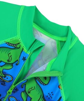 Boys Rash Guard Shirt One Piece Long Sleeve Sun Protection