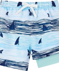 Boys Toddler Quick Dry Swim Shorts for Beach Swimming