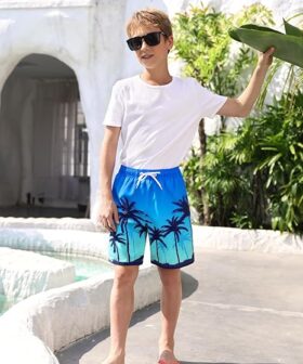 Boys Toddler Swim Trunks Quick Dry Beach Shorts Swimwear