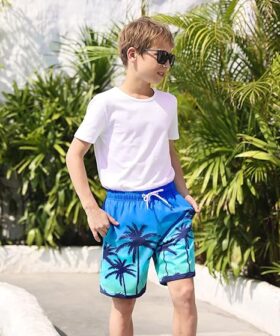 Boys Toddler Swim Trunks Quick Dry Beach Shorts Swimwear
